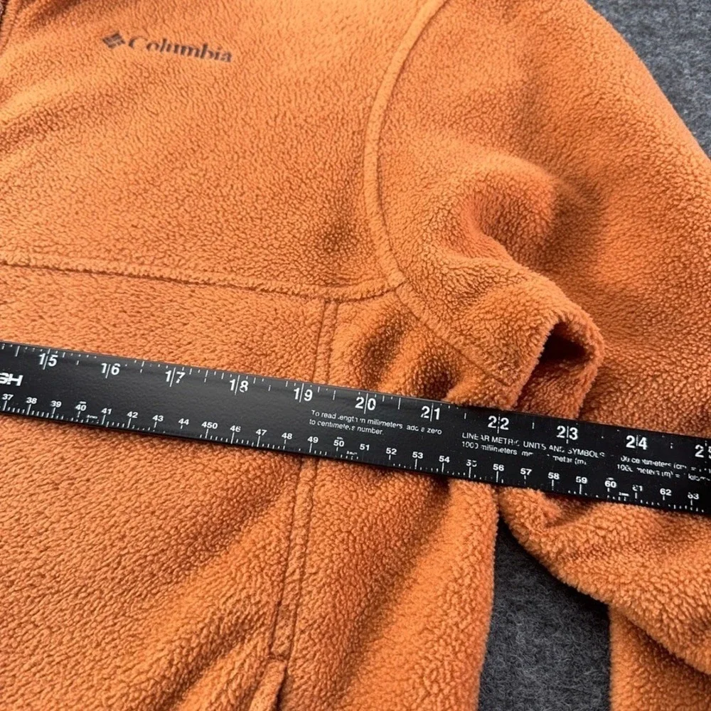 Columbia Mens Steens Mountain Full Zip Fleece Jacket Orange Olive Large